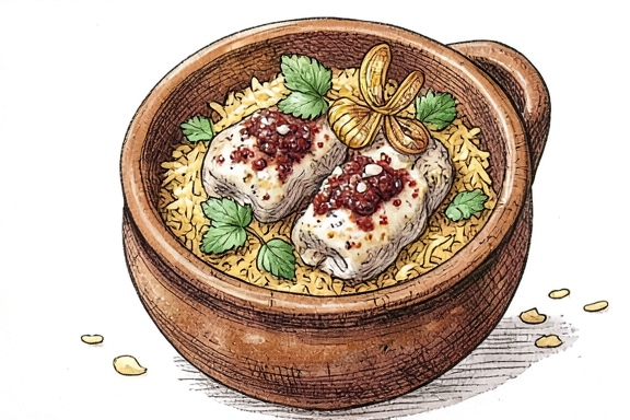 Biryani de Pollo Hyderabadi