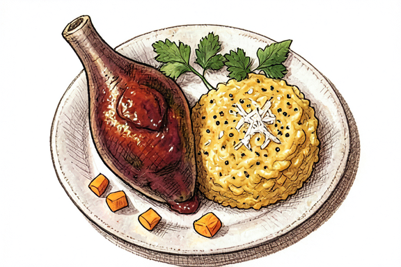 Osso Buco con Risotto a la Milanese