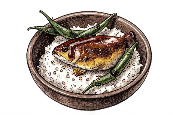 Salmón Teriyaki con Arroz y Judías Verdes con Sésamo